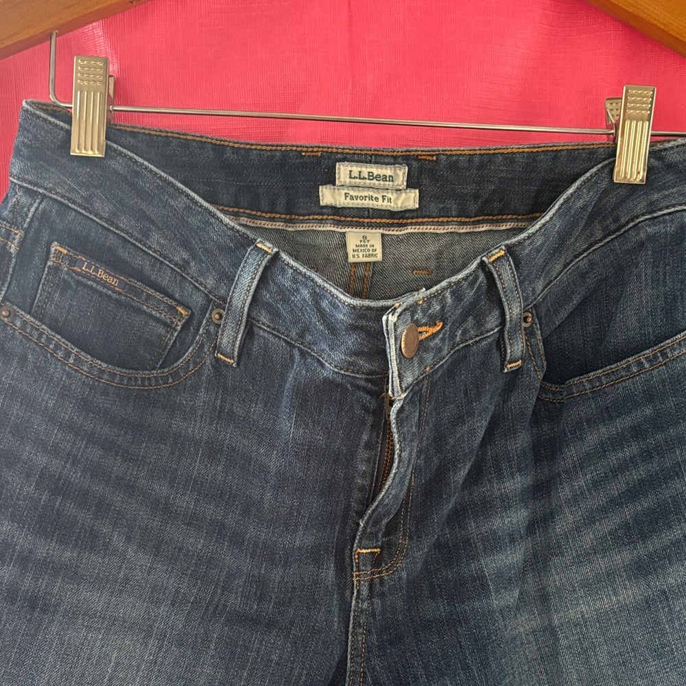 L.L. Bean Dark Blue Denim Pants